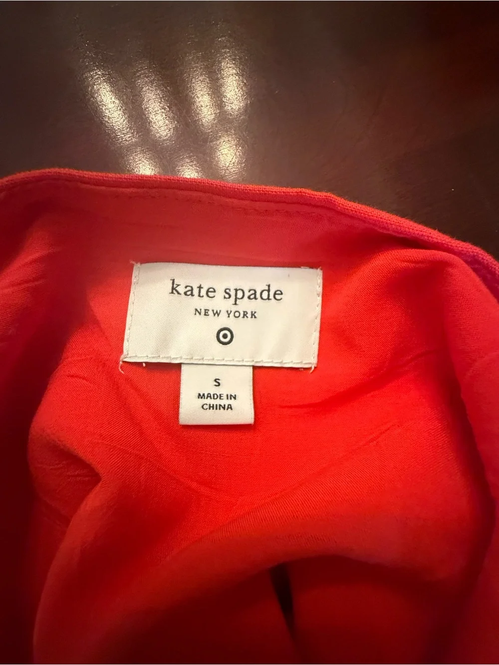 Kate Spade X Orange  Scallop-Hem Sleeveless Shift Dress